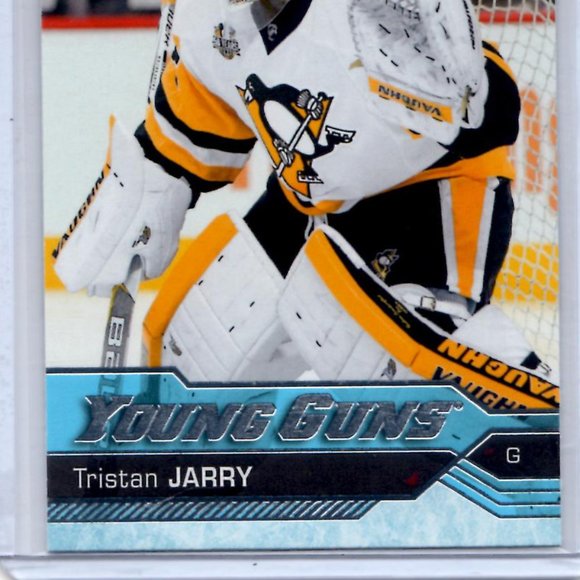Tristan Jarry Young Guns Upper Deck Rookie Card 2016/17 #466 Pittsburgh Penguins - Picture 4 of 4